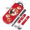 Skater Lunch Box Trio Set Chopsticks Spoon Fork Kids Cutlery Antibacterial Treatment Easy To Open Sliding Type Made In Japan Ghibli Spirited Away