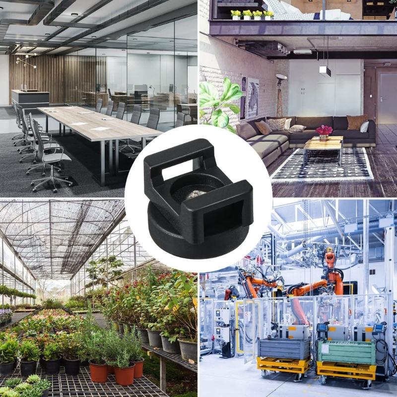 Universal Magnetic Wire Tie Holders Including 22mm Magnets Base and Tie for Indoor Outdoor Cable Management