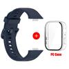 Case+Silicone Band For Huawei Watch Fit 3 Strap sport bracelet Tempered Glass cover Protector for Huawei Fit3 correa Accessories