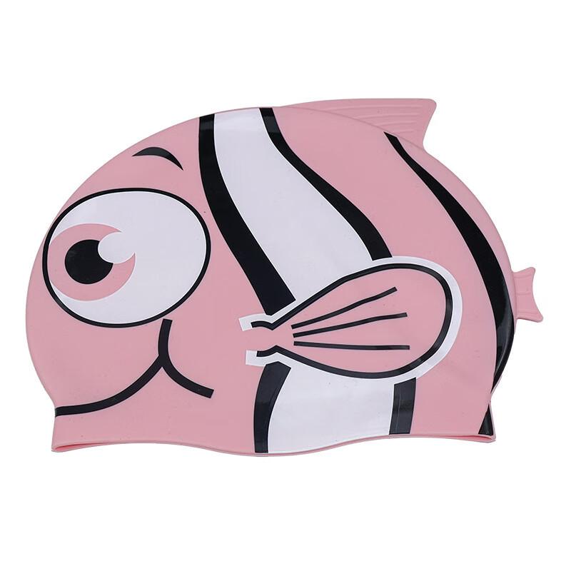 Cute Fish Silicone Kids Swim Cap with Ear Protection