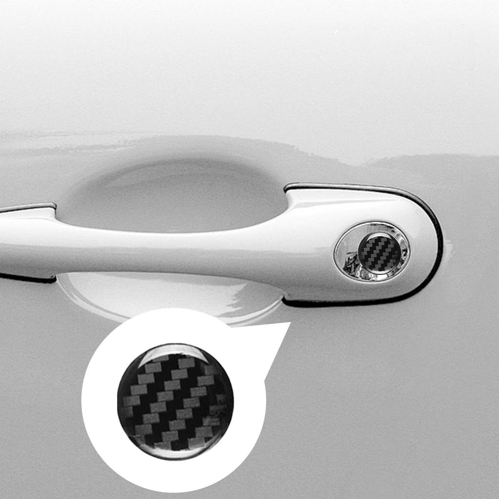 4 Pcs Car Lock Protective Sticker Door Lock Cover 2cm Keyhole Cover Car Door