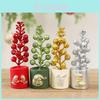 Christmas Fruit Potted Ornament With Classic Style For Indoor Desktop Scene Decoration