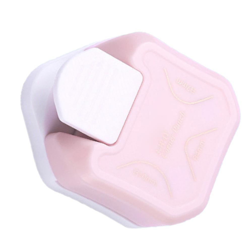 Plastic Corner Rounder Punch Pink Blue 3 in 1 Corner Punch 4mm 7mm 10mm Portable Mini Corner Trimmer Scrapbooking