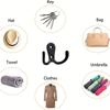 Wall-Mounted And Easy to Install Hanger Suitable for Hanging Robes, Towels, Keys, Jackets, Clothes, Hats, And More