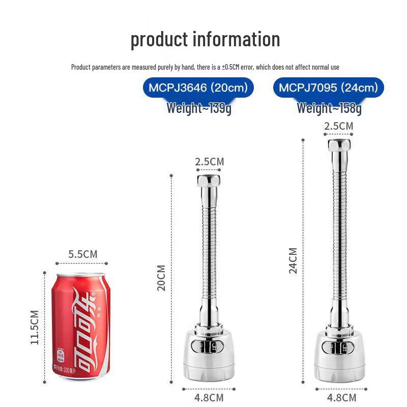 MAXCOOK Universal Double-Stop Faucet