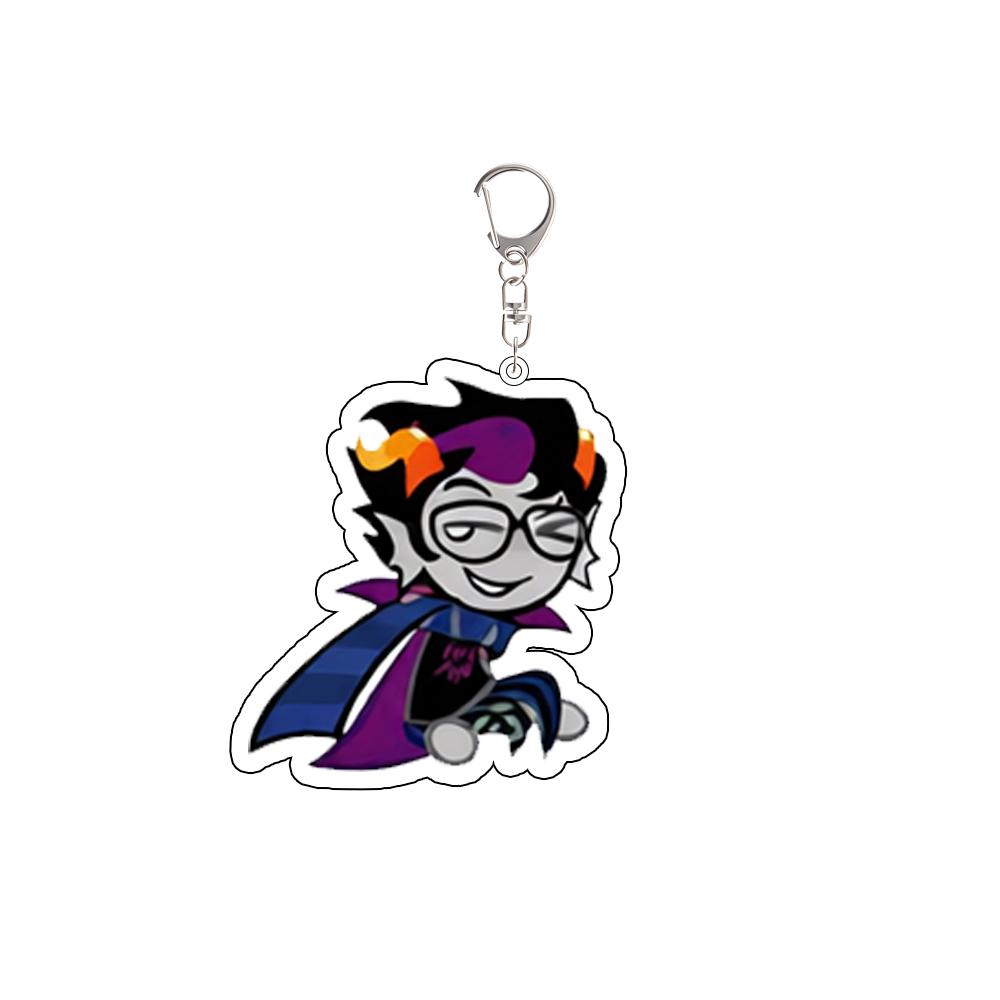 Game Roxy Lalonde Dirk Strider Jake English Jane Crocker Rose Lalonde Dave Strider Acrylic Keychain Backpack Accessories Gift