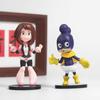 6 Pcs My Hero Academia Q-version Cute Midoriya Izuku Tsuyu Asui Todoroki So Figurines Model Ornaments Kids Gift