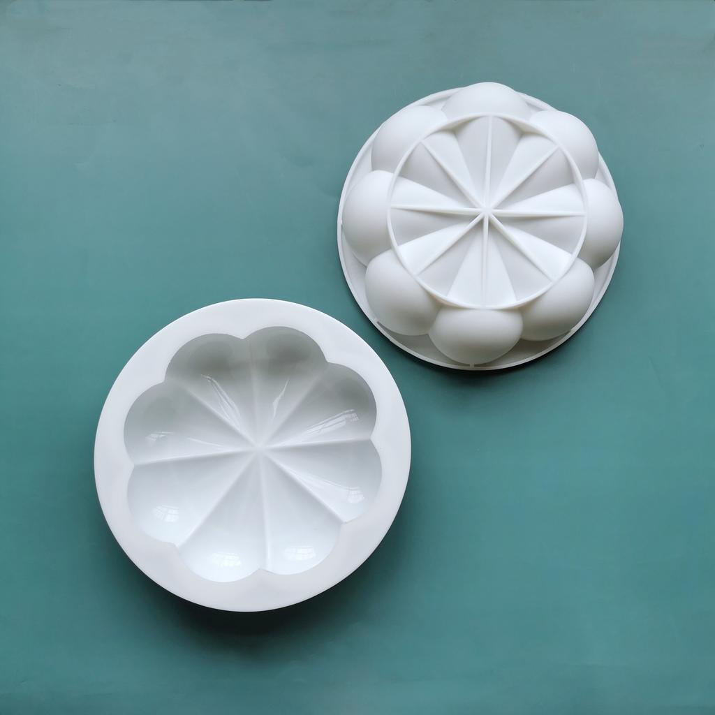 Creme-, Mousseform, Rund, Blütenblatt-Kuchenform, Französische Süße Kuchenform, Blumen-Backformen