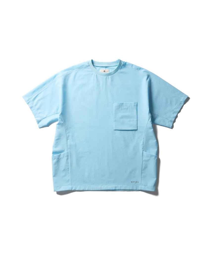 Airo Short Sleeve Short LIGHT M [Snow Peak] T-Shirt CS-26SU016 T-shirt, Sleeve, Men's/Women's, BLUE,