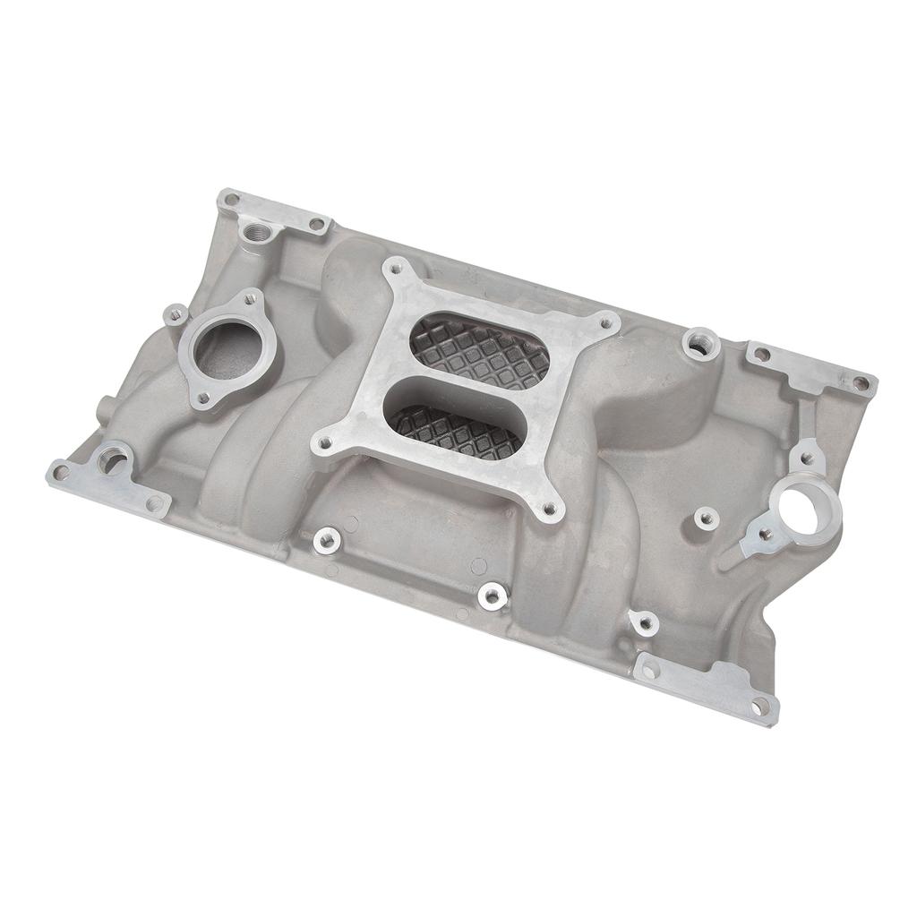 Intake Manifold Vortec Dual Plane Efficient Performance Cast Aluminum for SBC 350 383 1997 and Up