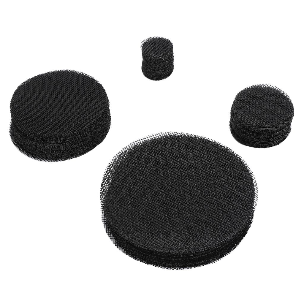 400pcs Flower Pot Grid Pad PP Breathable Drainage Round Bottom Grid Mat Prevent Soil Loss for