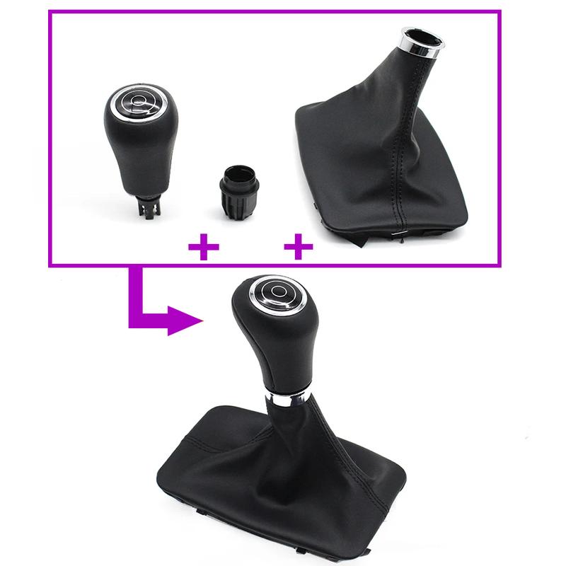 W204 W207 W212 X204 C204 Automatik-Automatikschalthebel-Knopf Lederbalg für Mercedes Benz C E GLK Klasse 2007-2011