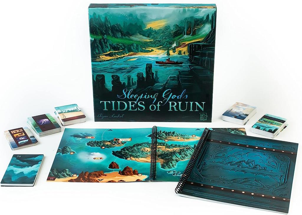Sleeping Tides of Ruin Strategy Board Game by Red Raven Games Gods