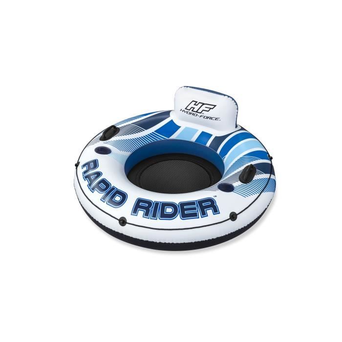Bouée - BESTWAY - Rapid Rider II - 135 cm - Siège en maille filet - 2 porte-gobelets