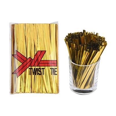 Golden Metal Twist Ties