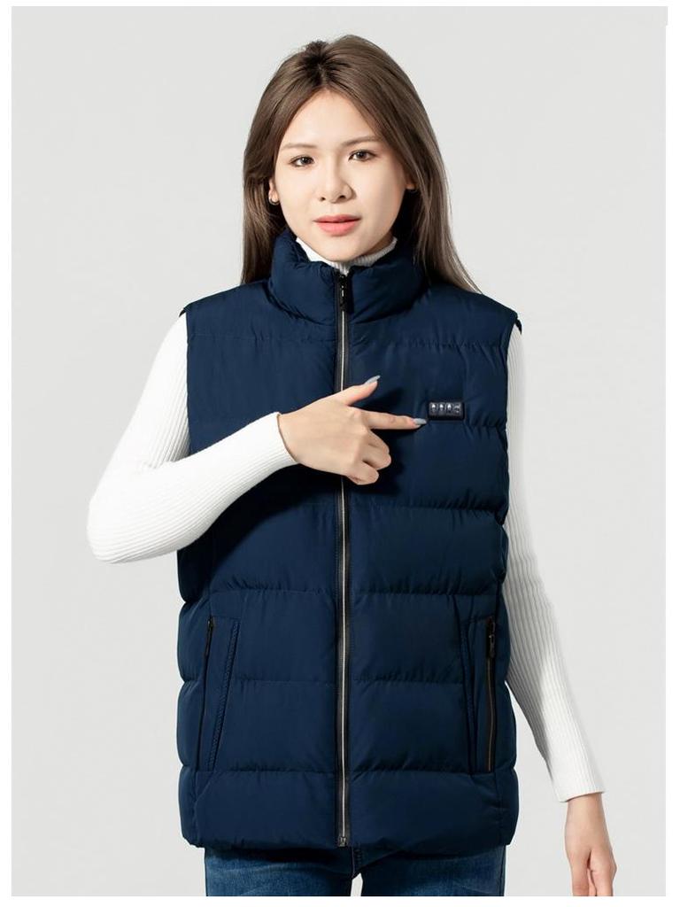 Vestă inteligentă încălzită unisex: Căldură Electrică USB de Iarnă