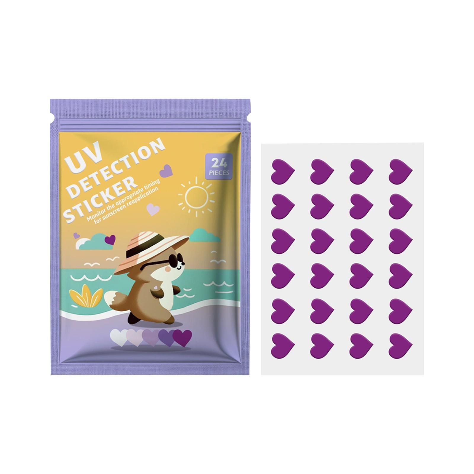 

Uv Stickers Sun Patches, Items For Summer And Beach Vacations,24pcs One Size