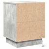 Nightstand 2 pcs Concrete Grey 39 x 34.5 x 50 cm Particleboard