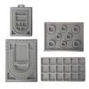 Beadboard for Grey Flocking U-shaped Channel Recessed Compartment Design Board