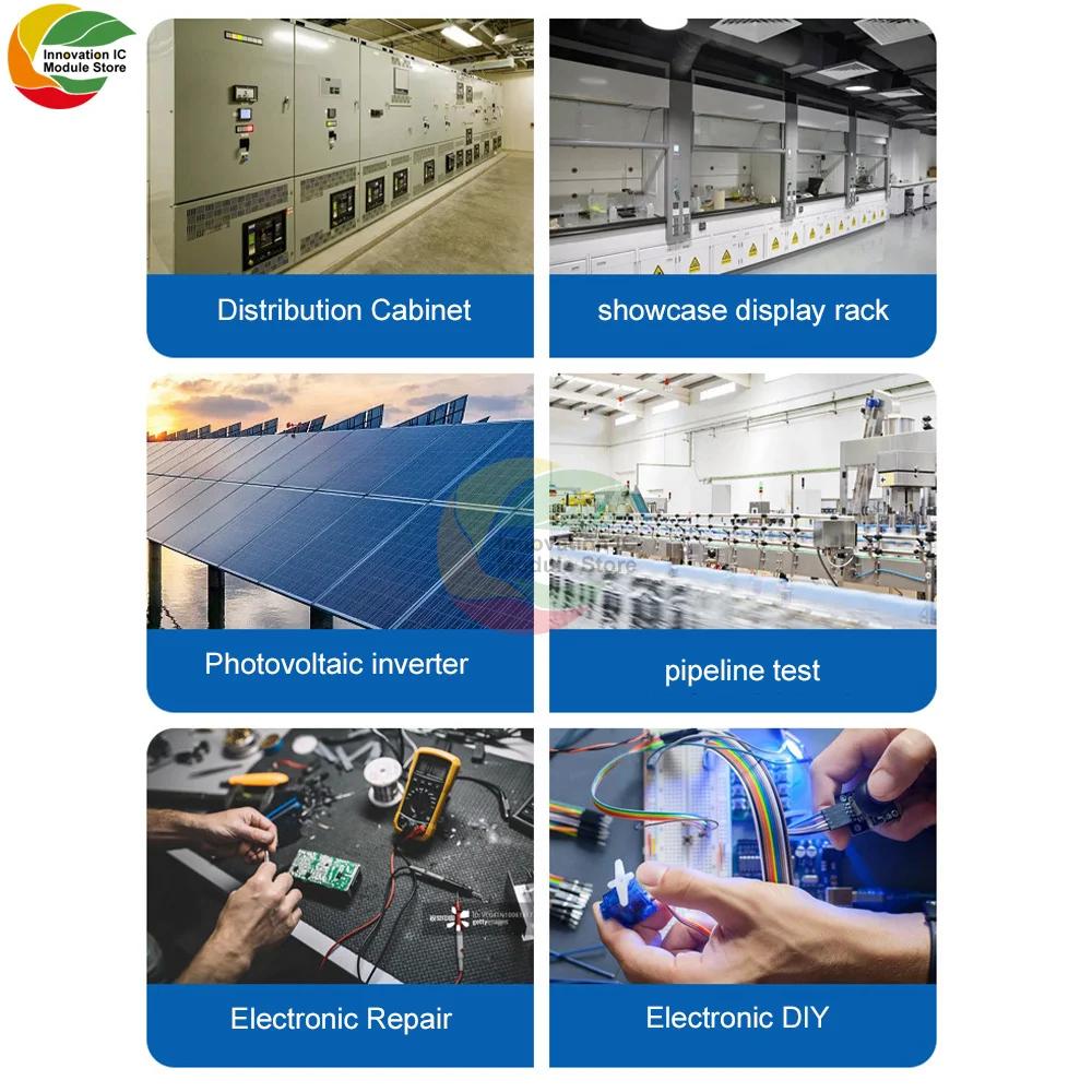 9050-4D, DC8-100V 20A 50A 100A 200A 4 in 1 LCD DC Digital Display Power Meter Voltage Ammeter Power Tester Digital Meter Module