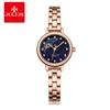 Julius Uhr JA-1157 Damen Mondphase Multifunktions-Edelstahluhr