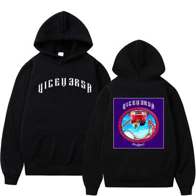Rapper Rauw Alejandro Vice Versa Todo De Ti Album Doppelseitiger Druck Hoodie Herren Damen Mode Hip Hop Übergroße Pullover Hoodies