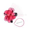 European and American Eugen Yarn Headgear Jockey Club Mesh Hair Accessories Bridal Ball Top Hat Headband Hairpin Dual-purpose Style