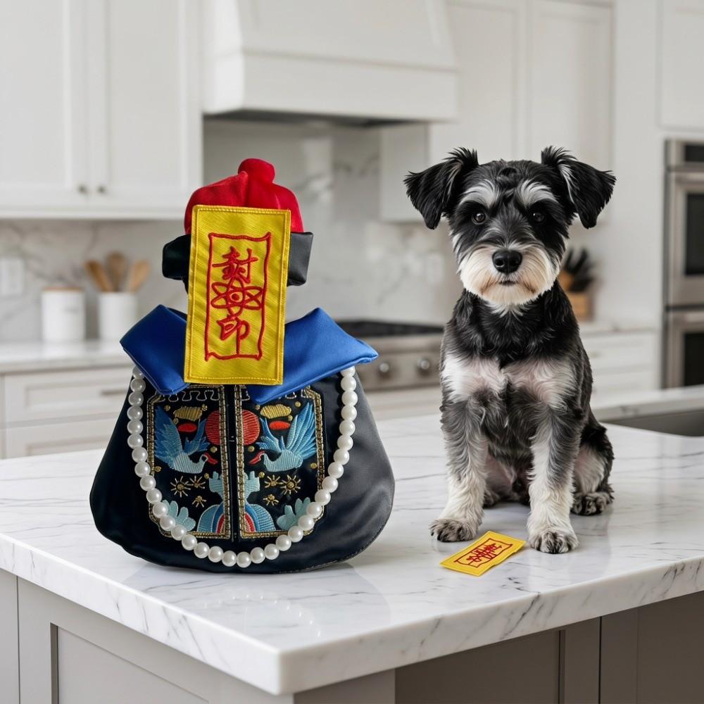 Chinese Style Pet Costume Cute Cat Halloween Dress Pet Supplies Halloween Dog Clothes Halloween