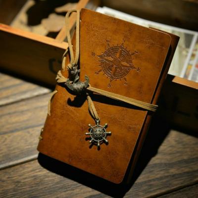Pirate Diary Fashion Personality Notebook Journal Notebook Spiral Ring Binder Diary Retro Book