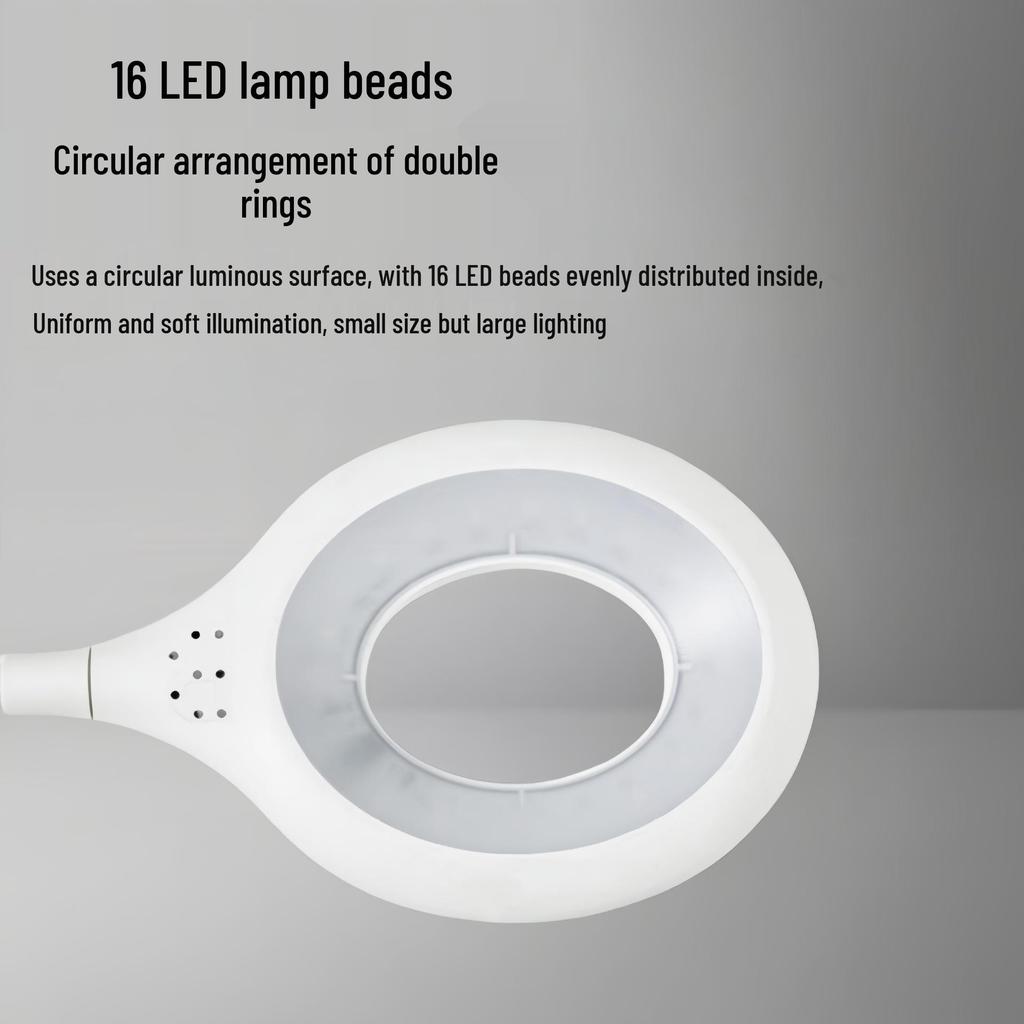 AI-Controlled Dimmable LED Bedside Night Light with USB Port