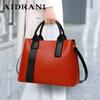 Aidrani Genuine Leather Women's Fashion Handbag Large Capacity Multifunctional Cowhide Travel Bag