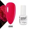 GELPOLISH Nail Art Set: Base, Top Coat, Transparent & White Gel Polishes