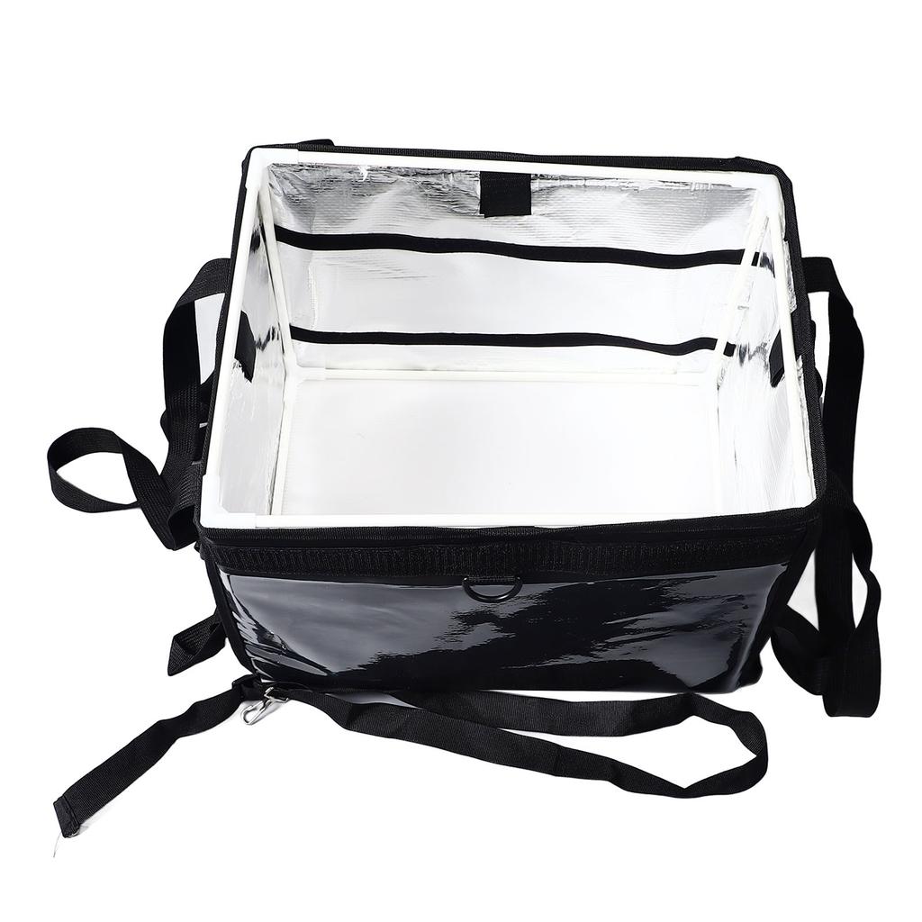 Insulated Food Delivery Bag 48L Pizza Delivery Bags for Hot and Cold Food Commercial Catering Bag Reusable Warming Bag