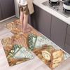 1Pcs Anti Fatigue Kitchen Rugs, OneHouse Print Waterproof Non-Slip Thick Cushioned Kitchen Mat Heavy Duty Comfort Standing Mat for Kitchen