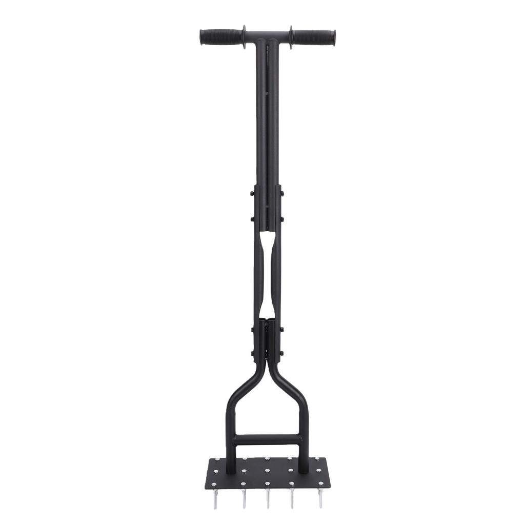 Lawn Aerator Tool Thickened Spikes U Shaped Design Soil Aeration T Handle Manual Grass Aerating Tool