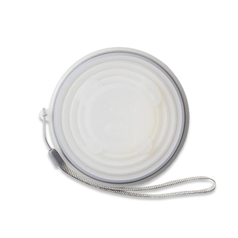 Folding Silica Gel Cup Creative Outdoor Travel Silicone Bear Water Cup Ultra-Thin Telescopic Cup