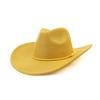 Vegan suede cowboy hat jazz panama hat unisex women's hat wide brim cowboy hat women's hat  cowboy hat