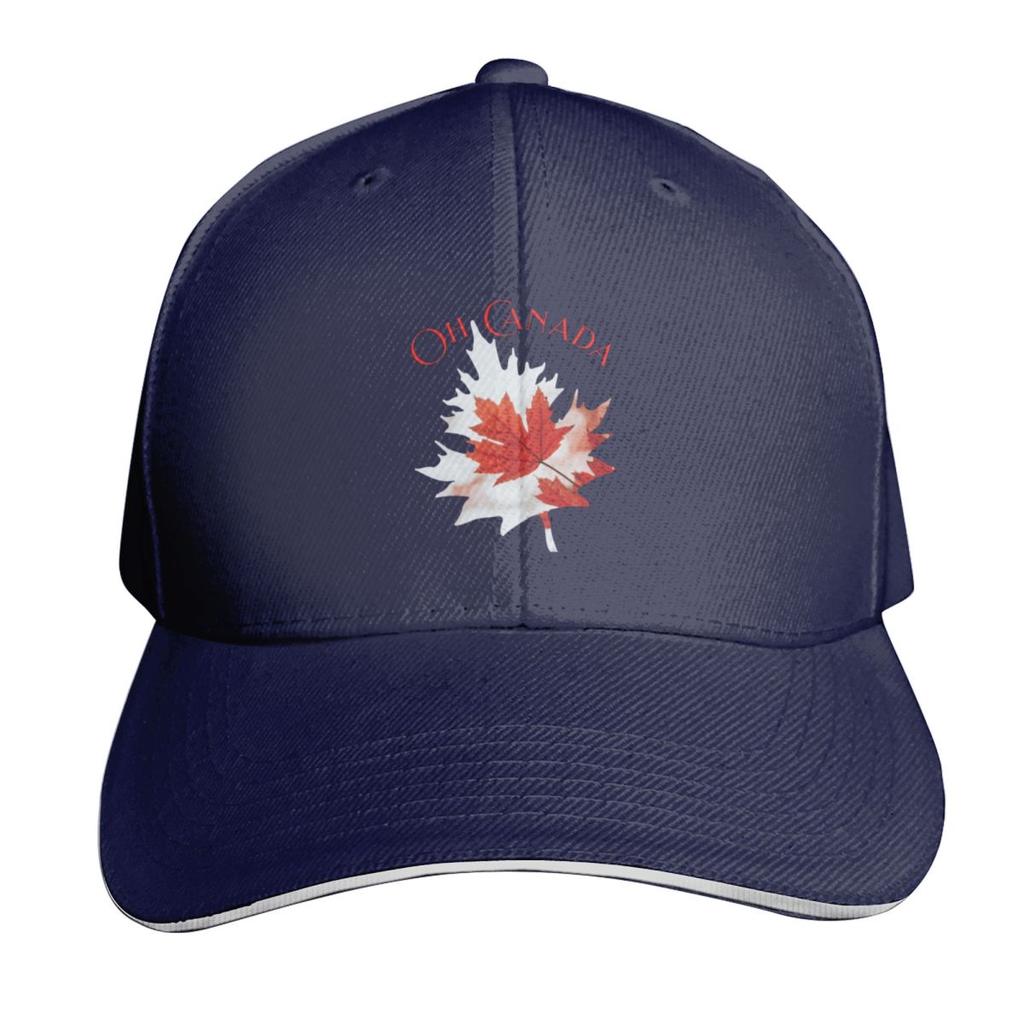 Oh Canada Baseballkappe Individuelle Kappe Trucker-Kappe Marke Unisex Sonnenhut Für Damen Unisexs