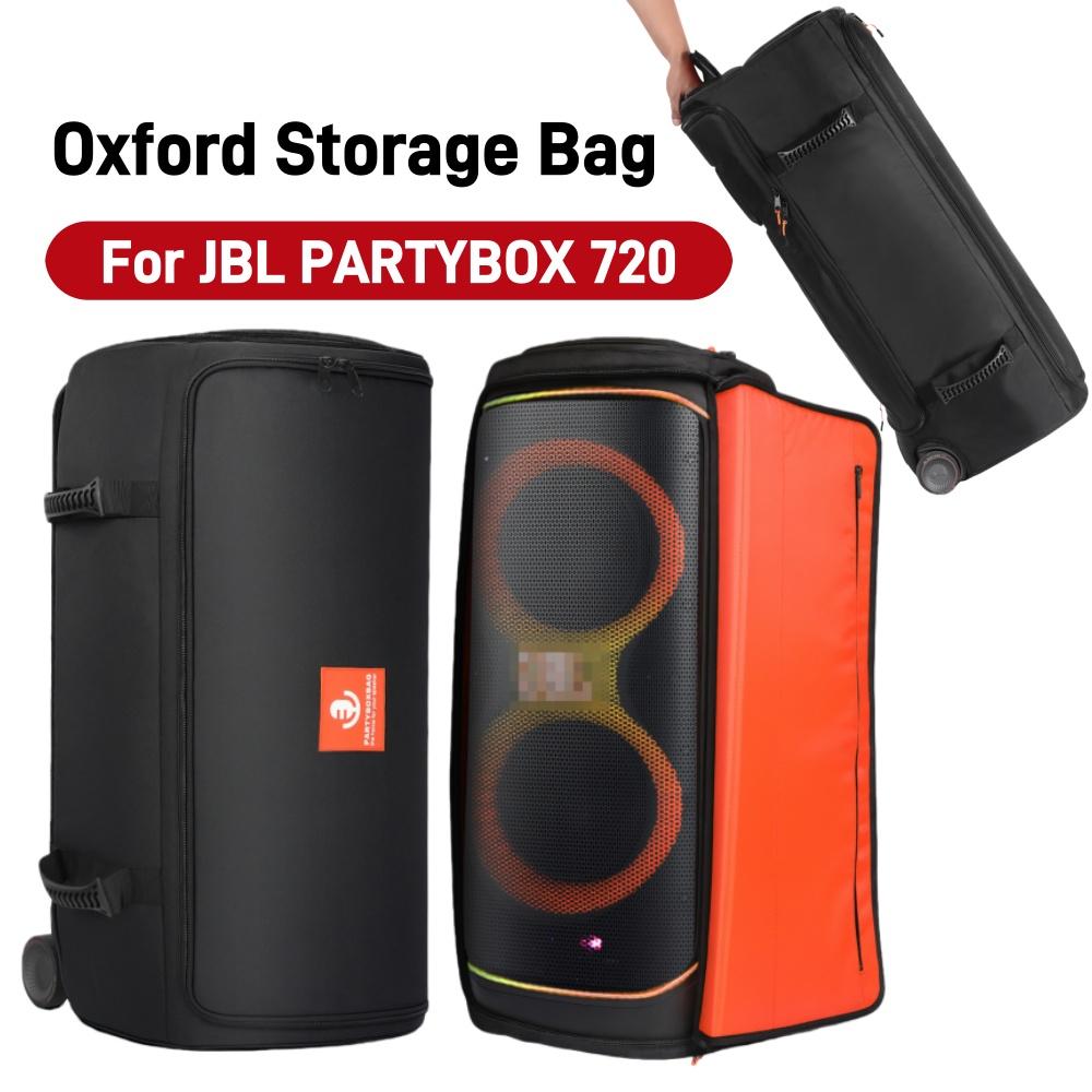 Portable Speaker Dust Cover Storage Bag Waterproof Without Wheels Carrying Case Fits for JBL PartyBox 720 for Outdoor Travel