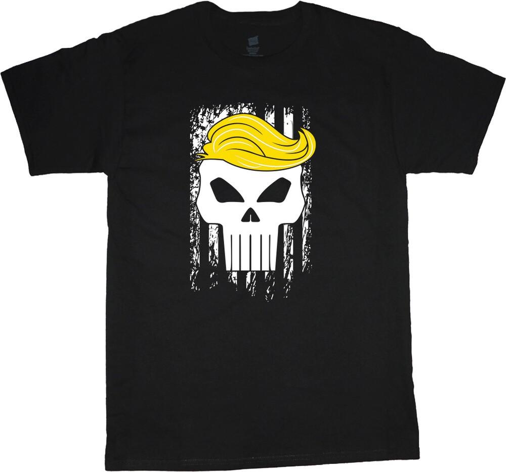 Trump Skull 2024 Election T-shirt Trump 2024 Campaign Rally Merchandise MAGA Unisex T-Shirt L