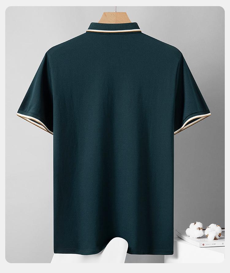 Summer Business and Leisure Men's Short-sleeved T-shirt Polo Shirt