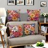 1/4pcs Floral Patterned Pillowcases for Cozy Decor Sofa Cushion Cover Home Bedroom Room Decoration