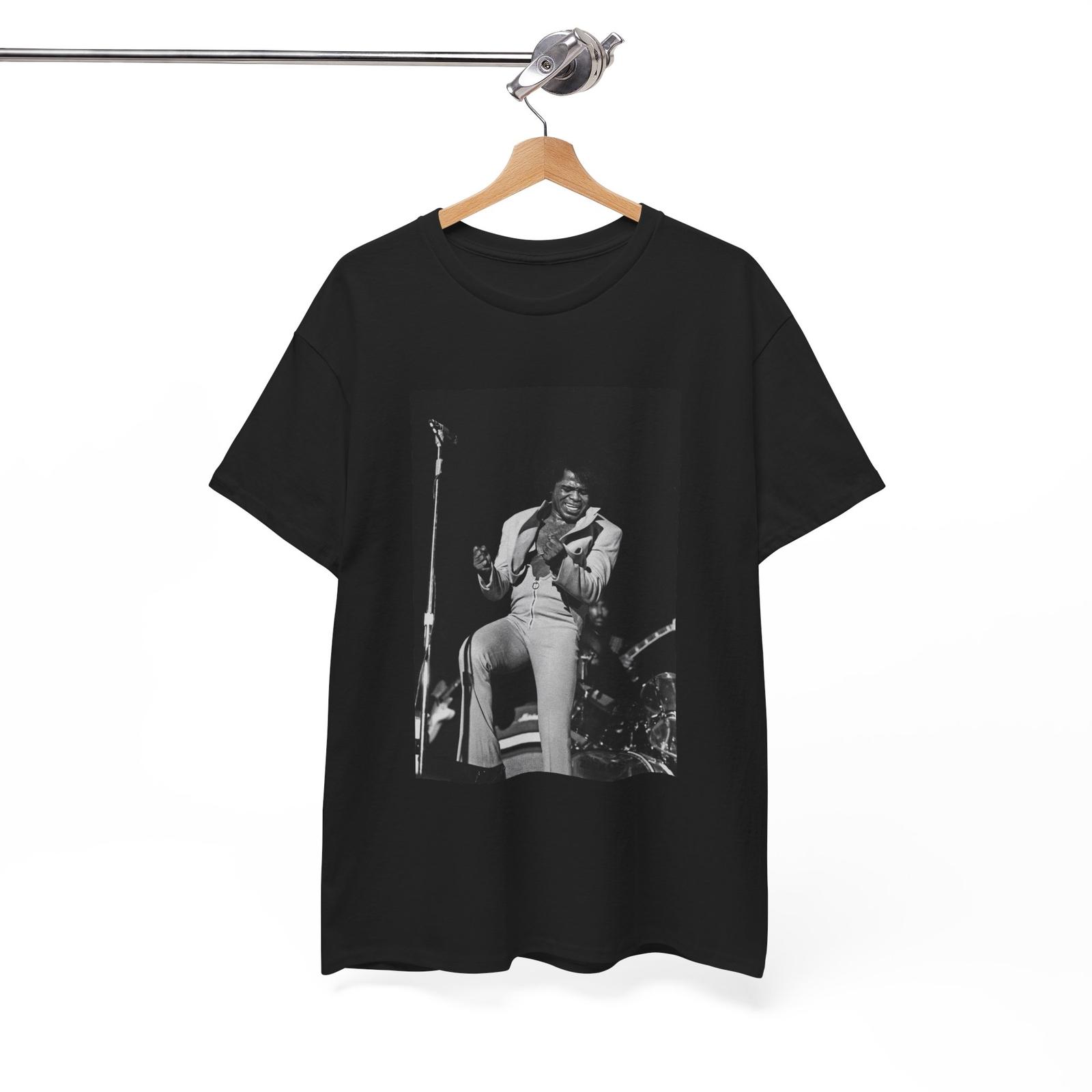 James Brown Tshirt Vintage Concert Stage The Godfather Unisex Heavy Cotton Tee L