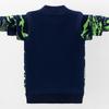 Maglione Jacquard Paesaggio Autunno/Inverno da Ragazzo - Manica Lunga, Caldo, Girocollo