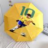 Number 10: Soccer Legend Action Folding umbrella travel Suitable for all seasons light Umbrella Three folds