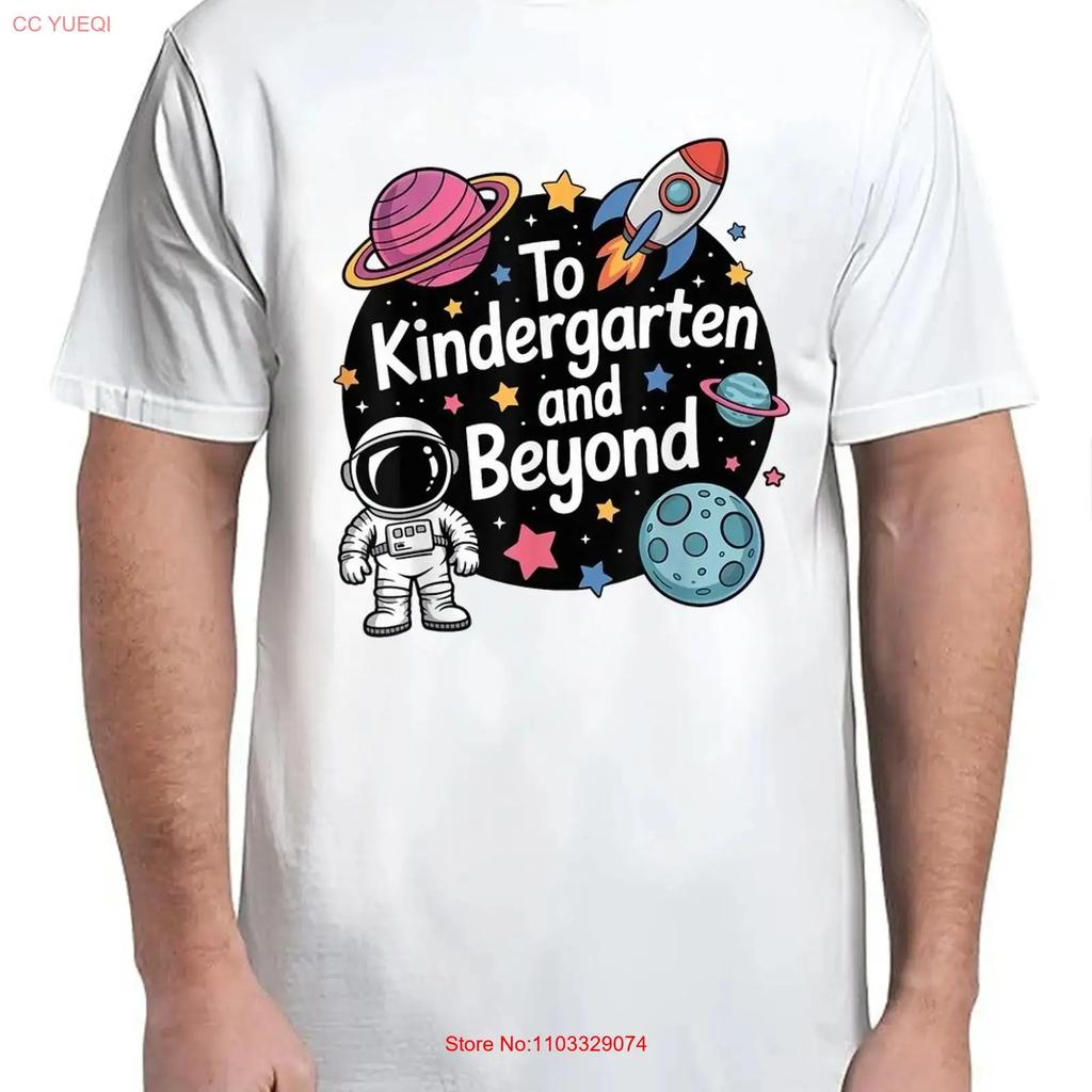 To Kindergarten And Beyond Astronaut Back School For Adult S 4XL T Shirt vintage Washed Unisex homme Slightly fashion Stretched