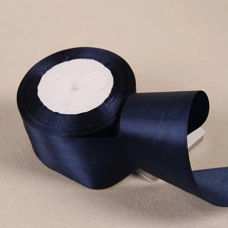 25Yards/Roll 50mm Satin Ribbons Wedding Gift Wrapping Ribbons Bow for DIY Crafts Polyester Christmas Home Decor Accessories Tape