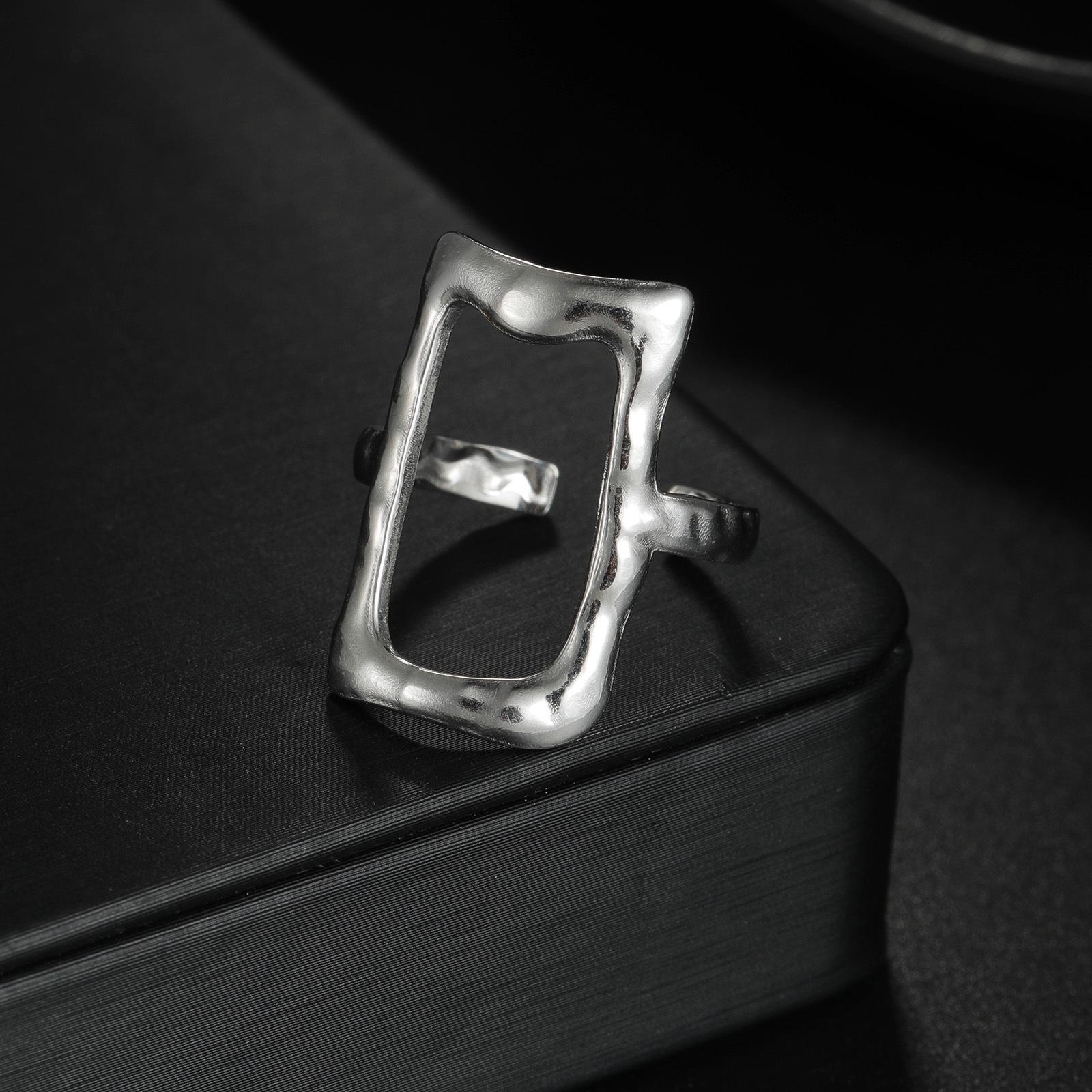 Регулируемое нетускнеющее гальванизированное парное кольцо Adjustable