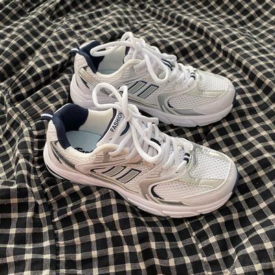 Summer New Mesh Breathable Sneakers Ins Retro Dad Shoes Student Running Shoes