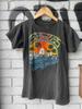 Camiseta Vintage Anos 80 Hotel California Y2k Eagles Camiseta de Banda de Rock Camiseta Totalmente Unissex